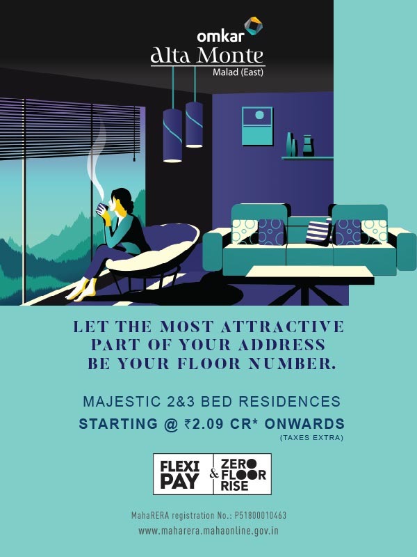 Book home with flexi pay & zero floor rise at Omkar Alta Monte in Mumbai Update